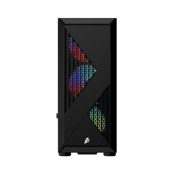 1st player Casing F3A ATX Gaming Case (Black With 4 F1- 3 Pin RGB Fans) 1st player Casing F3A ATX Gaming Case (Black With 4 F1- 3 Pin RGB Fans)